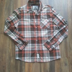 Company 81 men's shirt size XL plaid long sleeve b